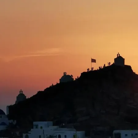 πανοραμικό ηλιοβασίλεμα * Chora